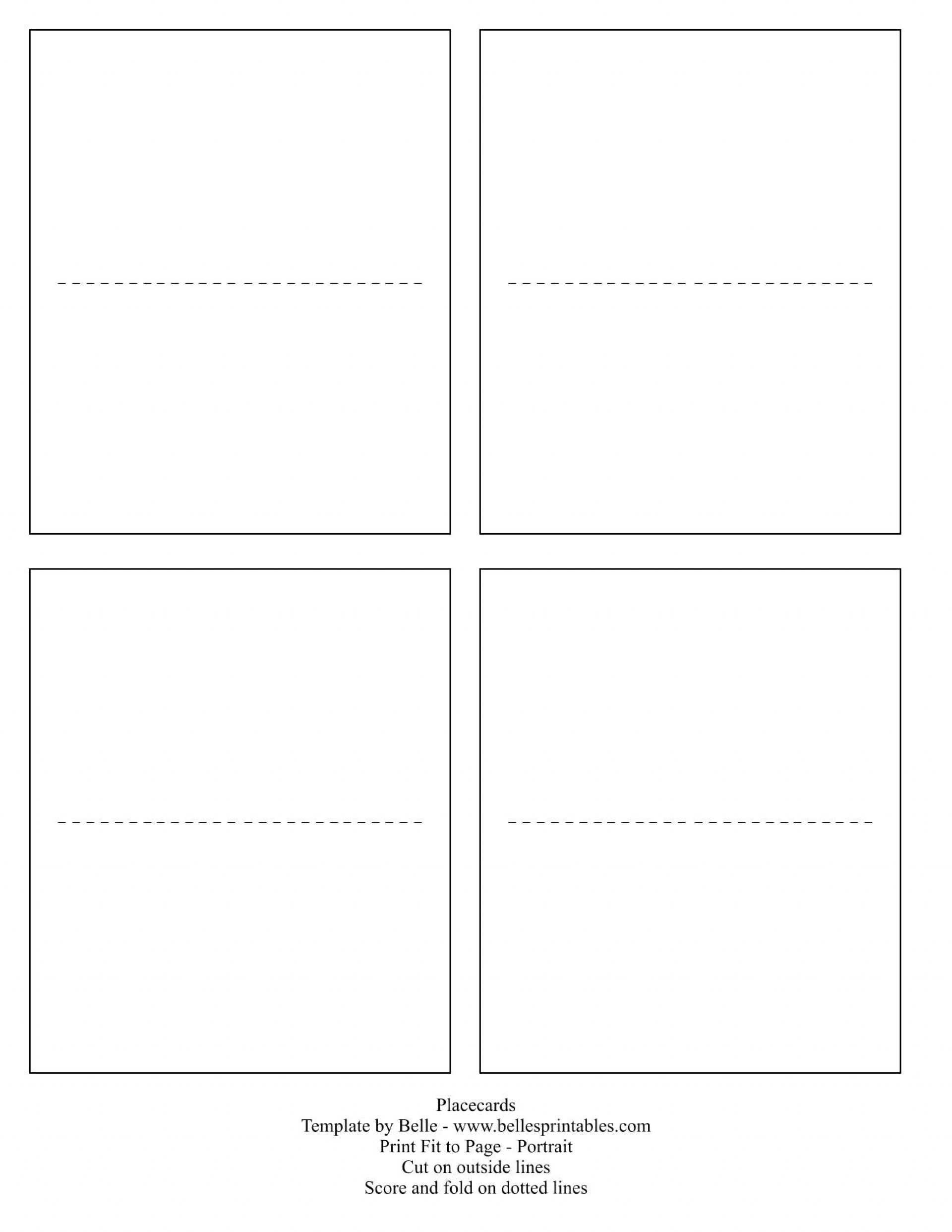 001 Place Card Template Word Ideas Dreaded 4 Per Sheet Free For Place Card Template 6 Per Sheet