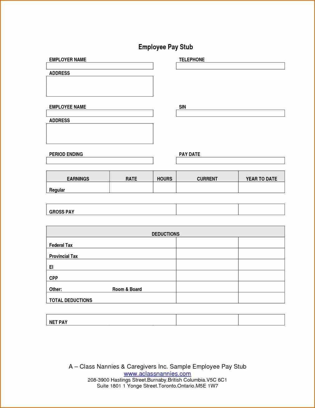 002 Template Ideas Blank Pay Stubs Striking Stub Pdf Regarding Blank Pay Stubs Template