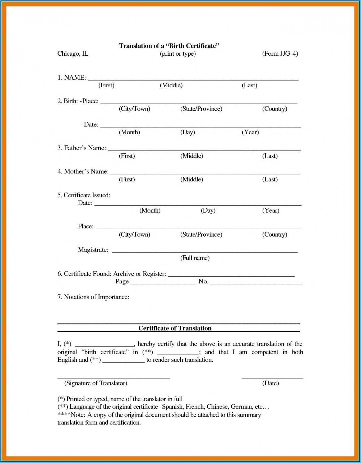 002 Template Ideas Official Birth Archaicawful Certificate Throughout Official Birth Certificate Template