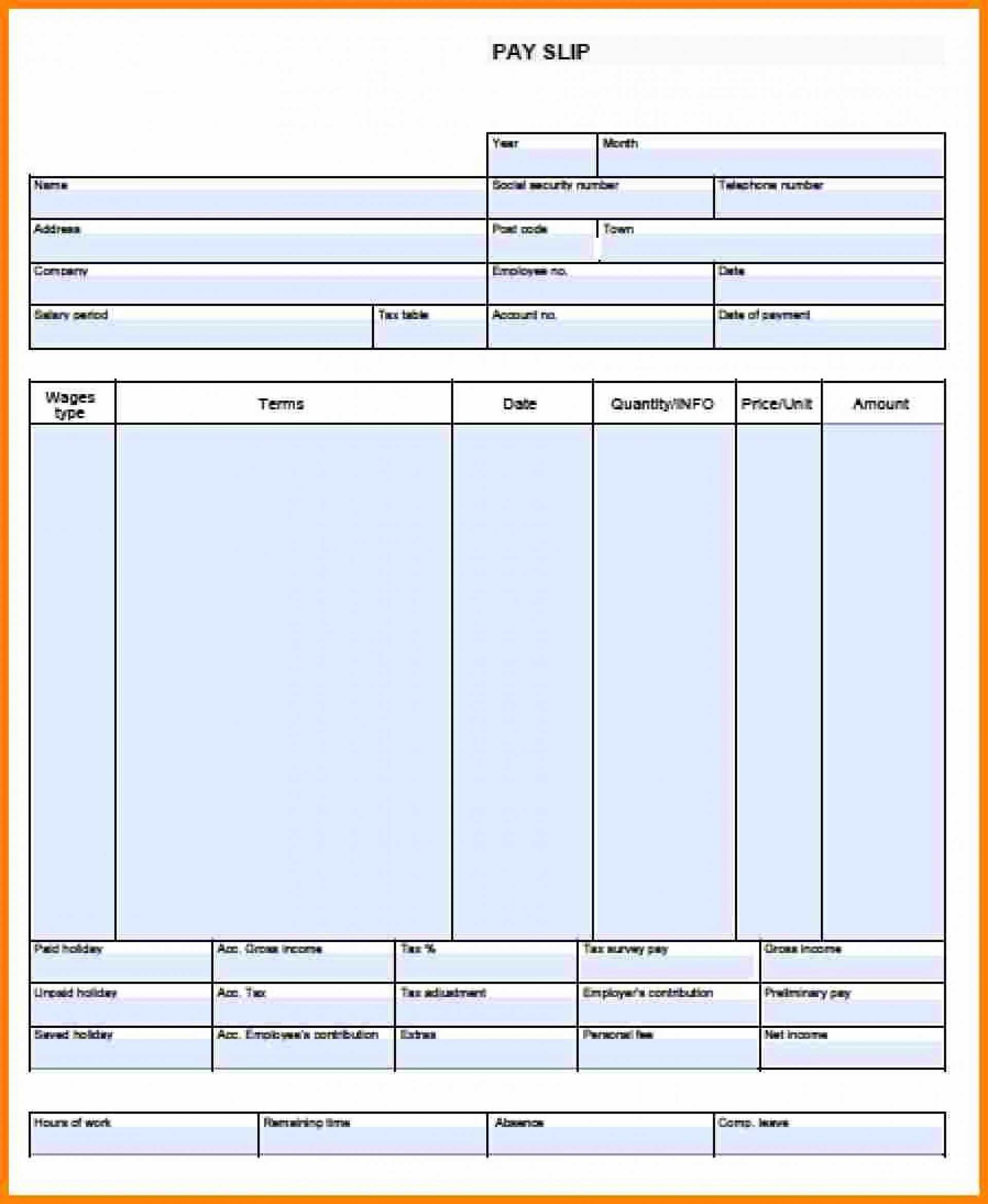 003 Blank Pay Stubs Template Striking Ideas Paycheck Stub Regarding Blank Pay Stubs Template