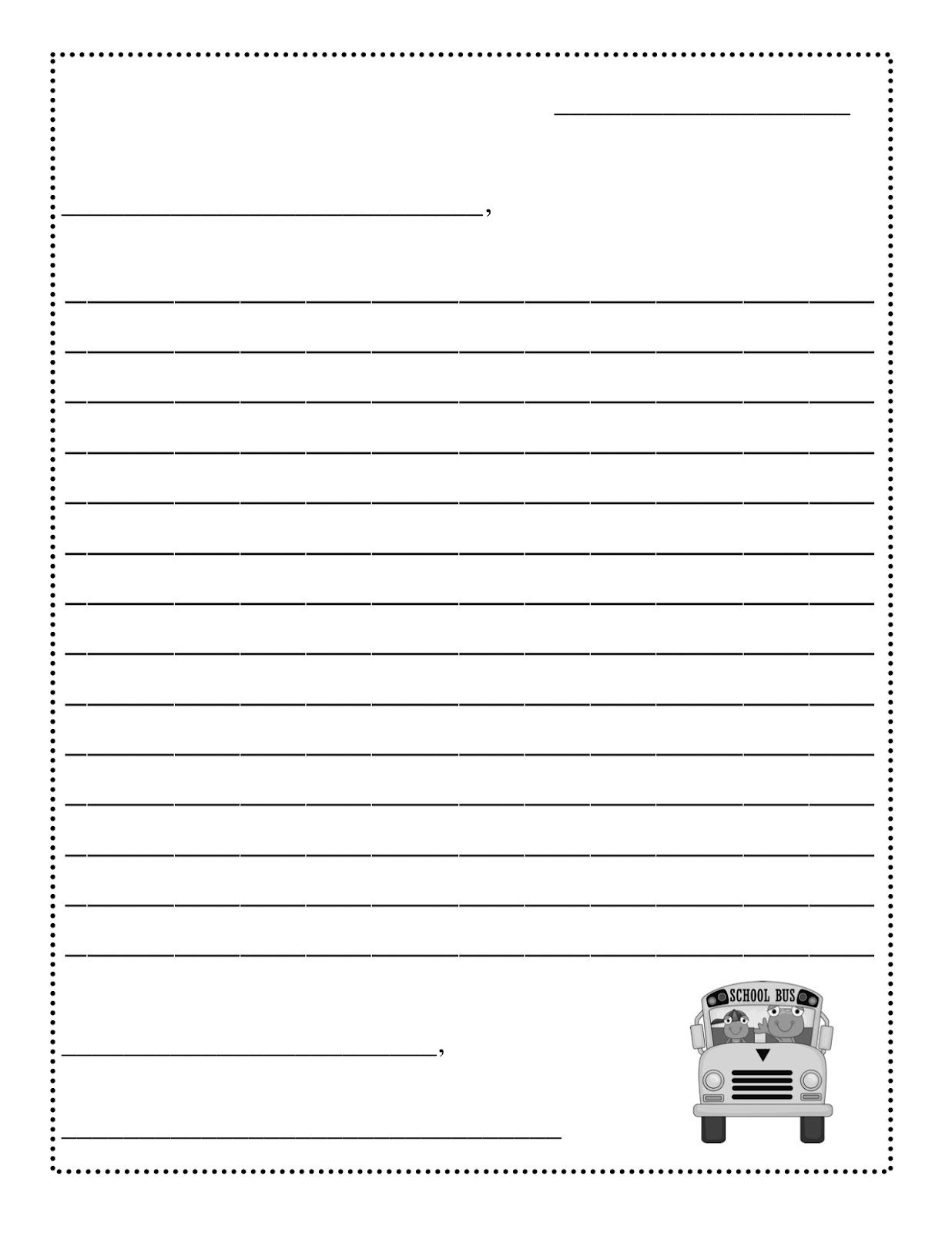 003 Template Ideas Free Letter Best Writing Online Format Intended For Blank Letter Writing Template For Kids