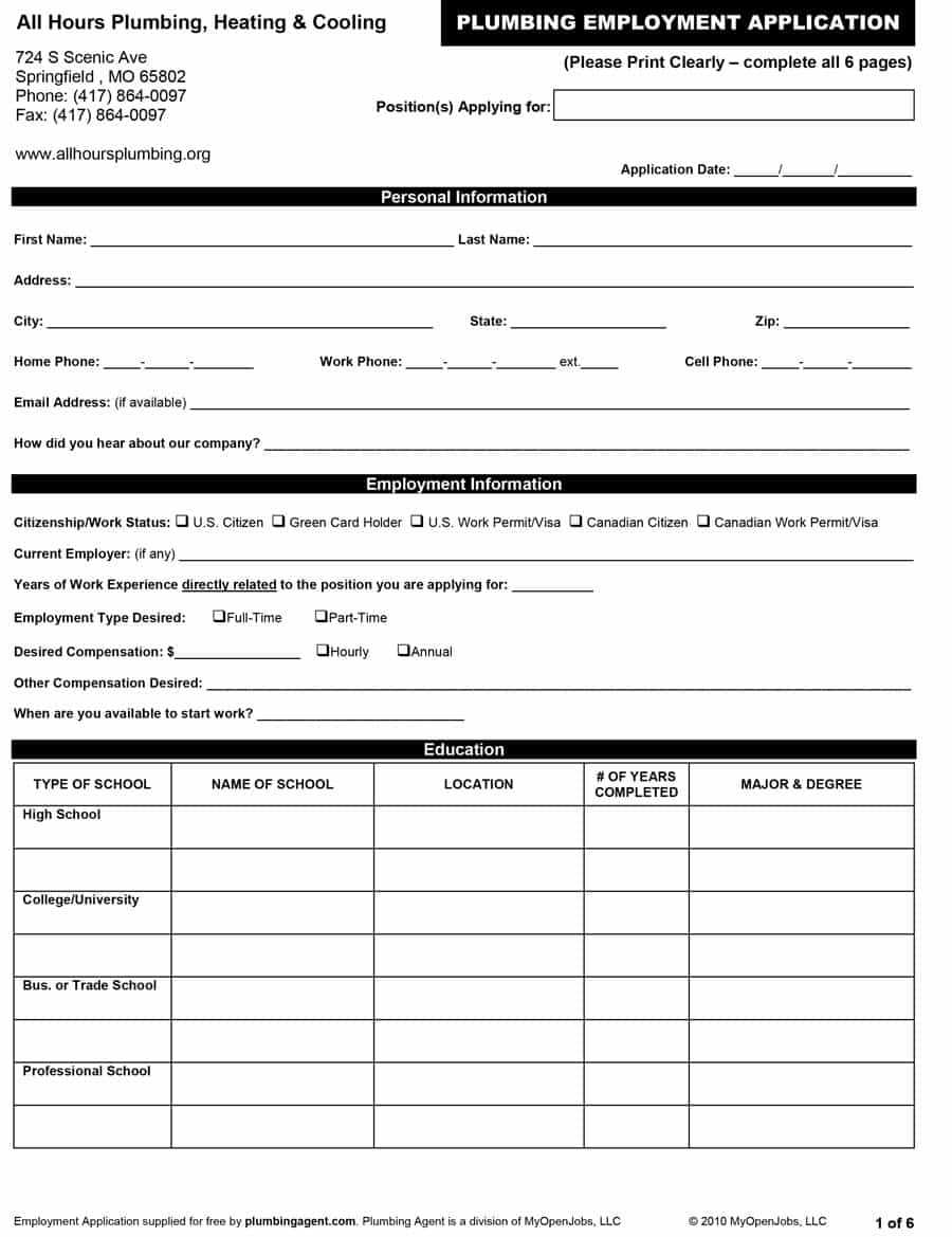 004 Employment Application Template Word Ideas Sensational In Job Application Template Word