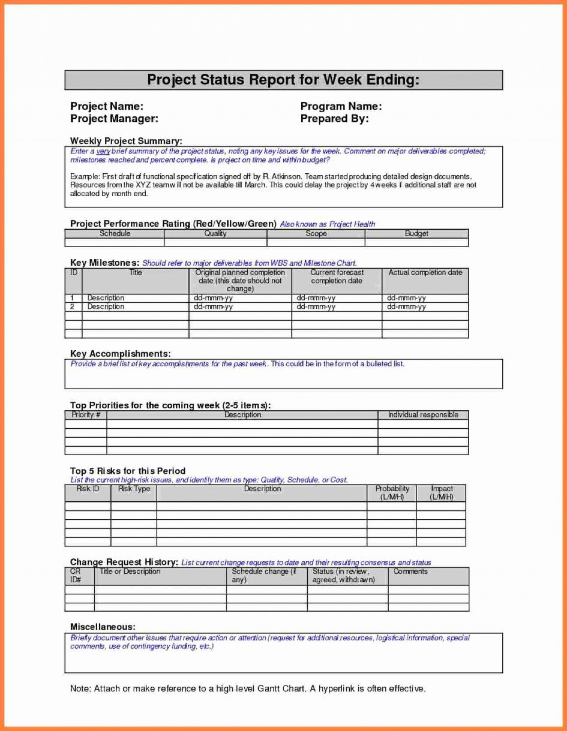 005 Status Report Template Weekly Excel Astounding Ideas Within Staff Progress Report Template