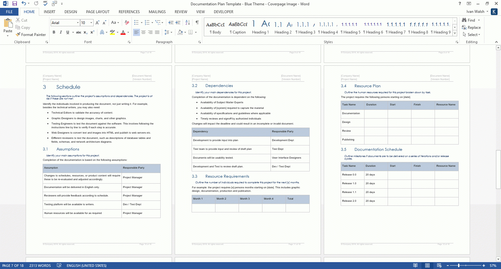 008 Engineering Test Plan Template Documentation Word Throughout Software Test Plan Template Word