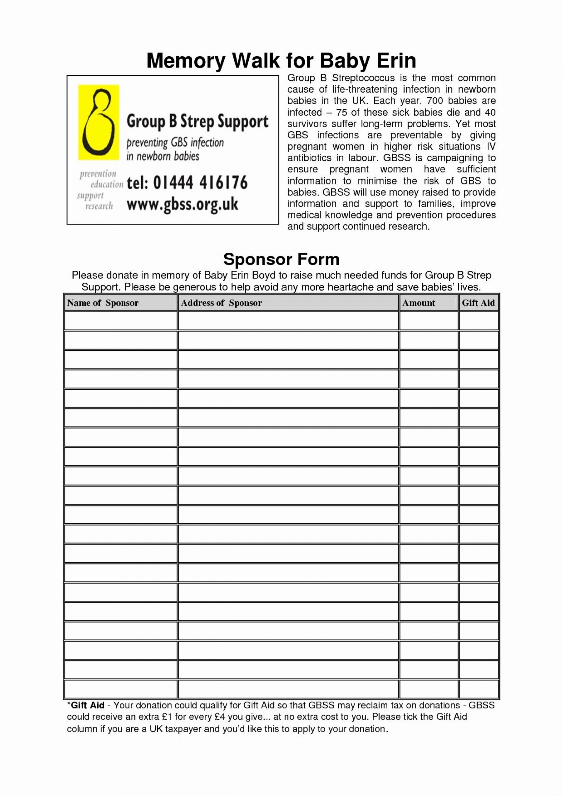 008 Event Sponsorship Form Template Sponsor Forms Luxury For Pertaining To Blank Sponsorship Form Template