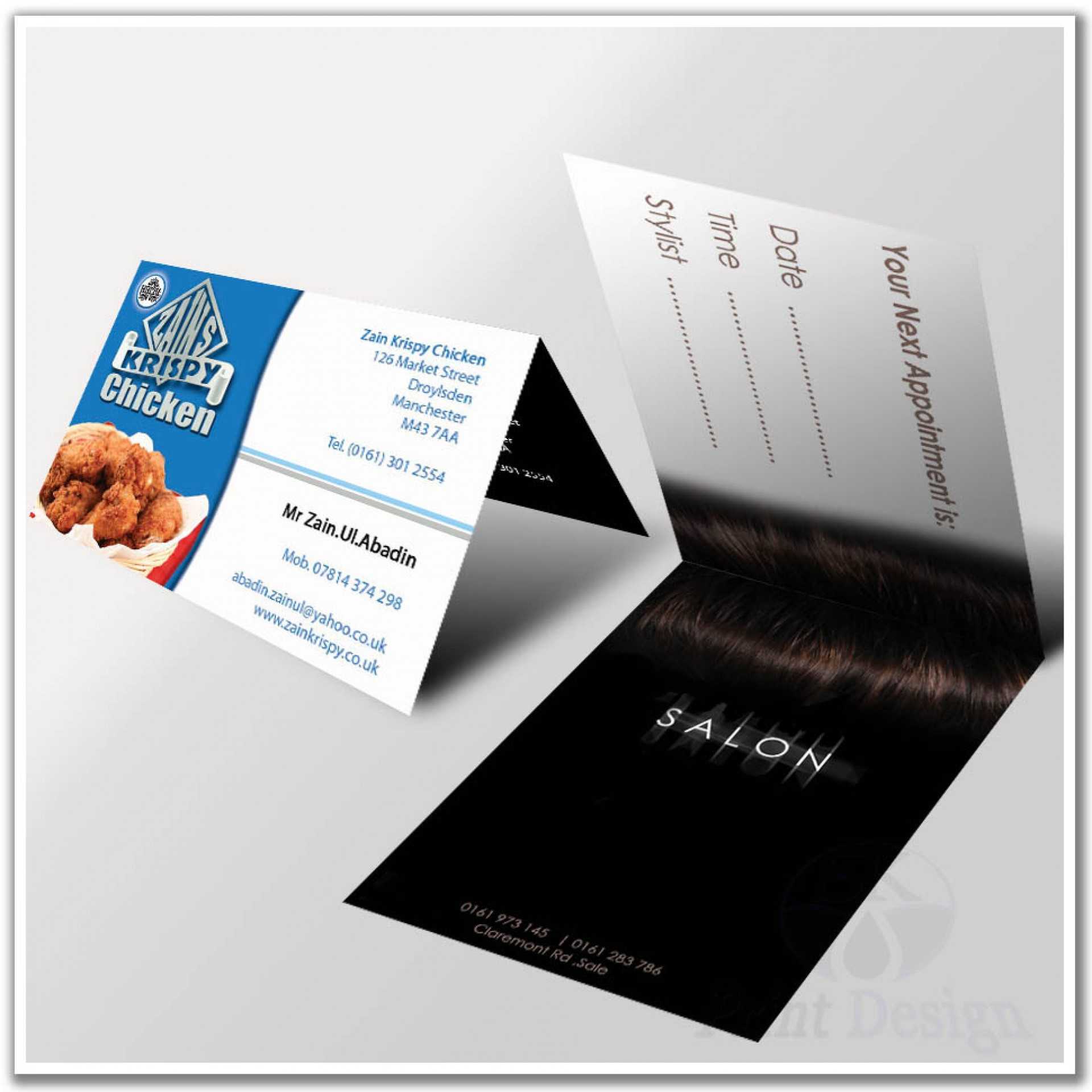 008 Template Ideas Folding Business Card Fascinating Folded In Fold Over Business Card Template