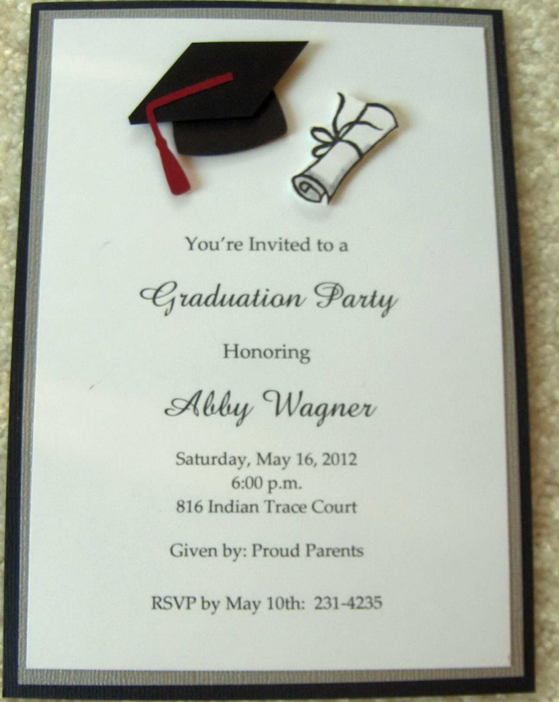 009 Template Ideas Graduation Party Sensational Invitation Pertaining To Graduation Invitation Templates Microsoft Word