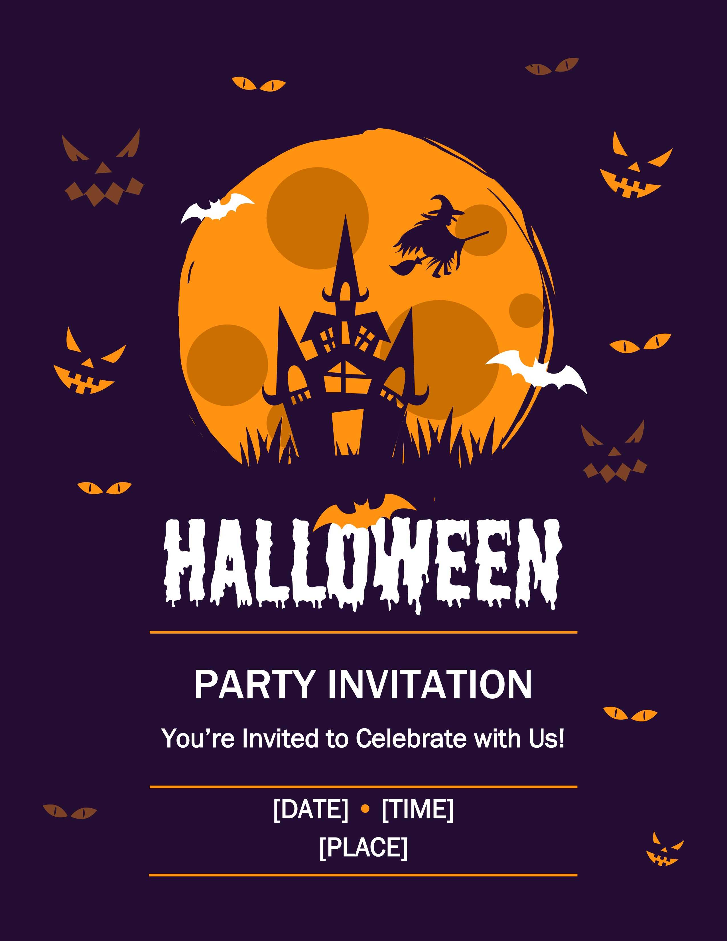 009 Template Ideas Halloween Flyer Free Awesome Templates Pertaining To Free Halloween Templates For Word