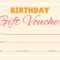 011 Free Birthday Gift Certificate Templates Voucher Intended For Present Certificate Templates