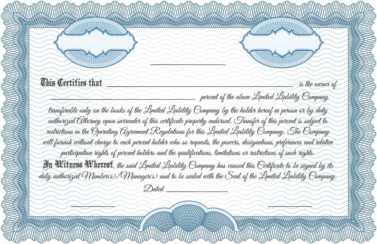 012 Llc Klasickc3A1 Template Ideas Member Staggering Regarding Llc Membership Certificate Template Word