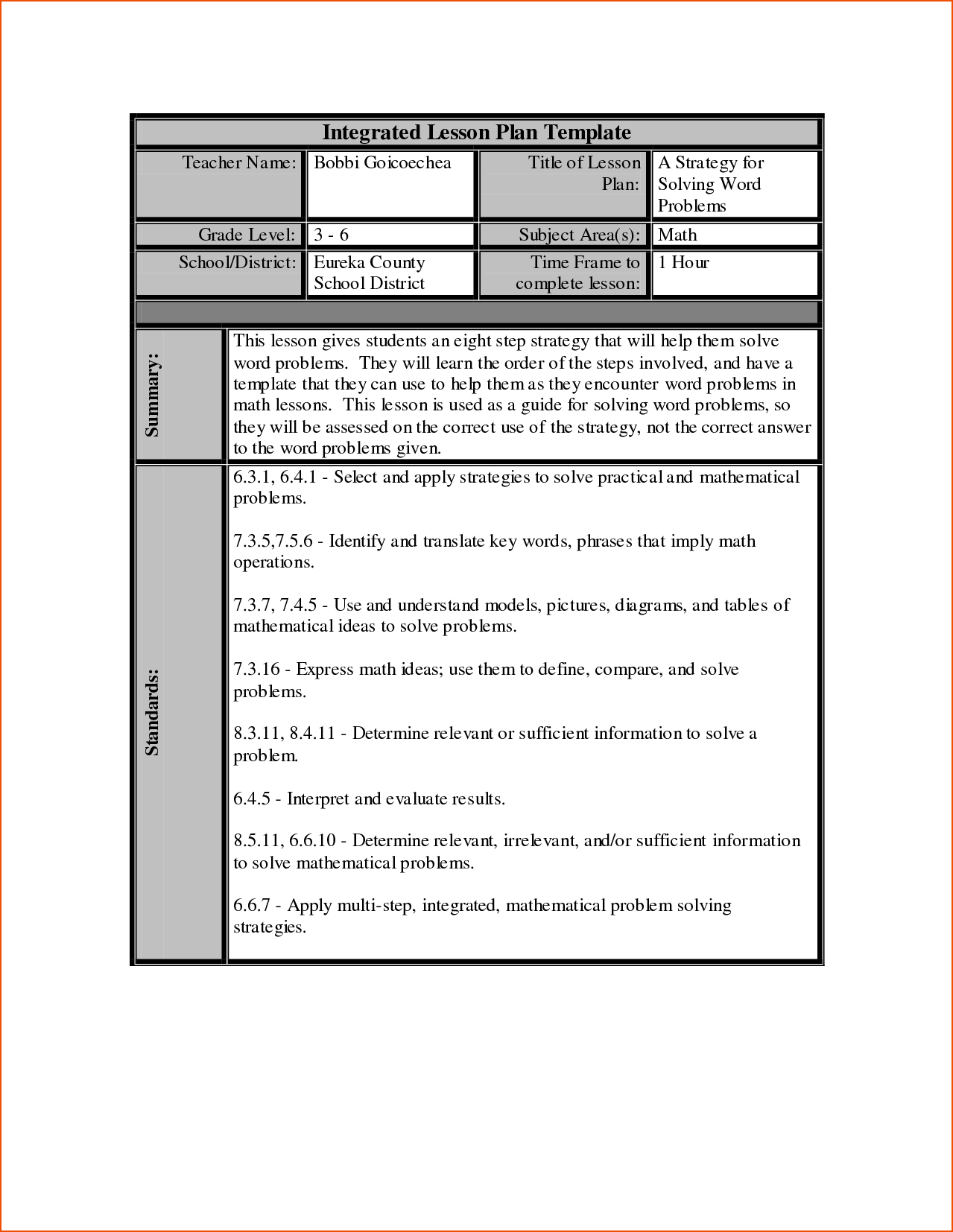 013 Word Lesson Plan Template Formidable Ideas Free Weekly Regarding Madeline Hunter Lesson Plan Template Word