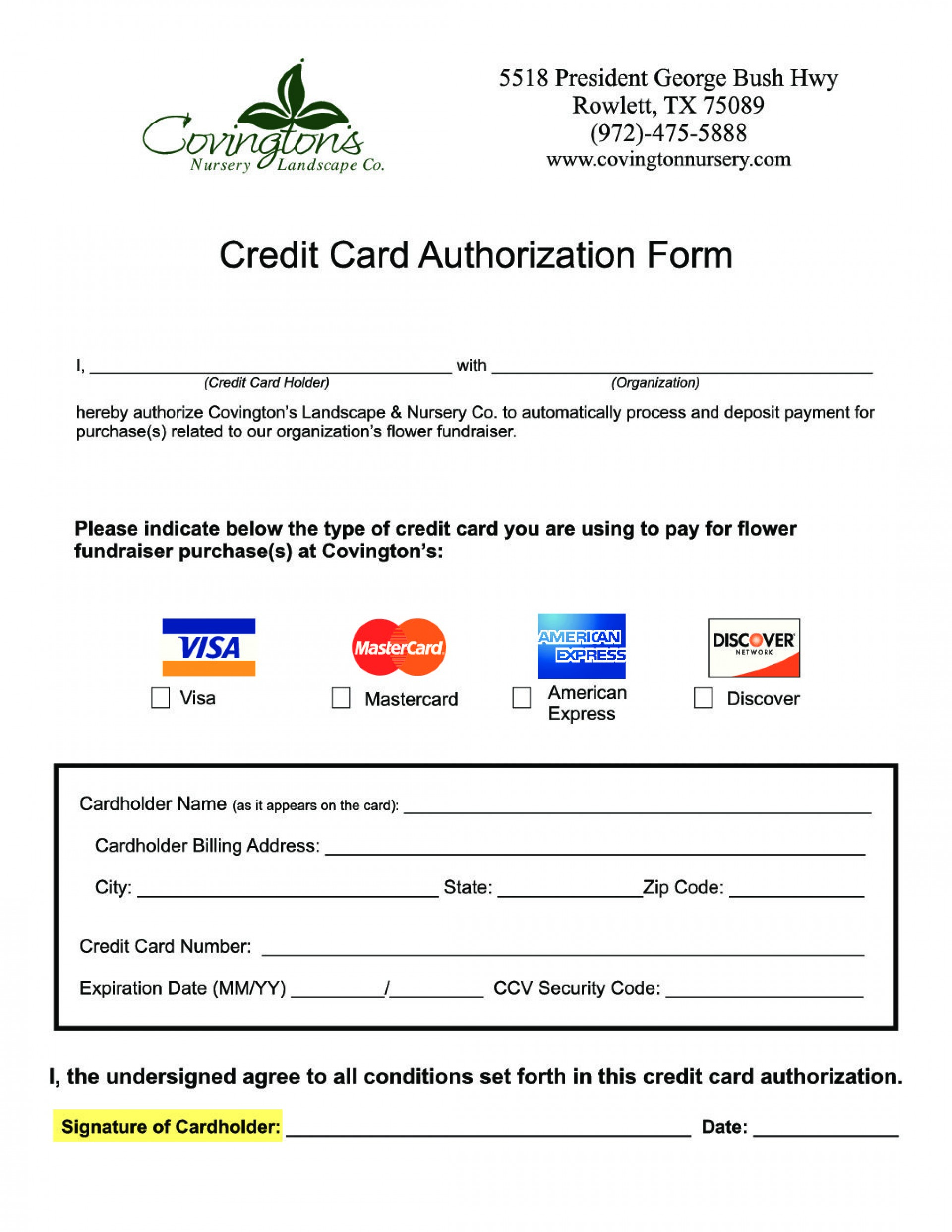 014 Best Western Credit Card Authorization Form Part With Credit Card Payment Form Template Pdf