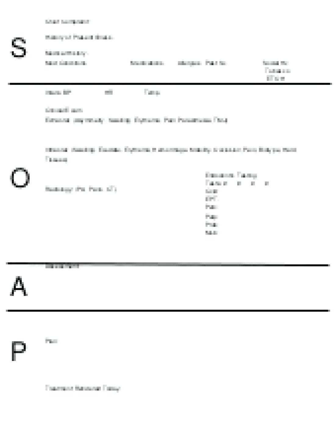 018 Blank Soap Note Template Perfect Ems Format Staggering Regarding Soap Note Template Word