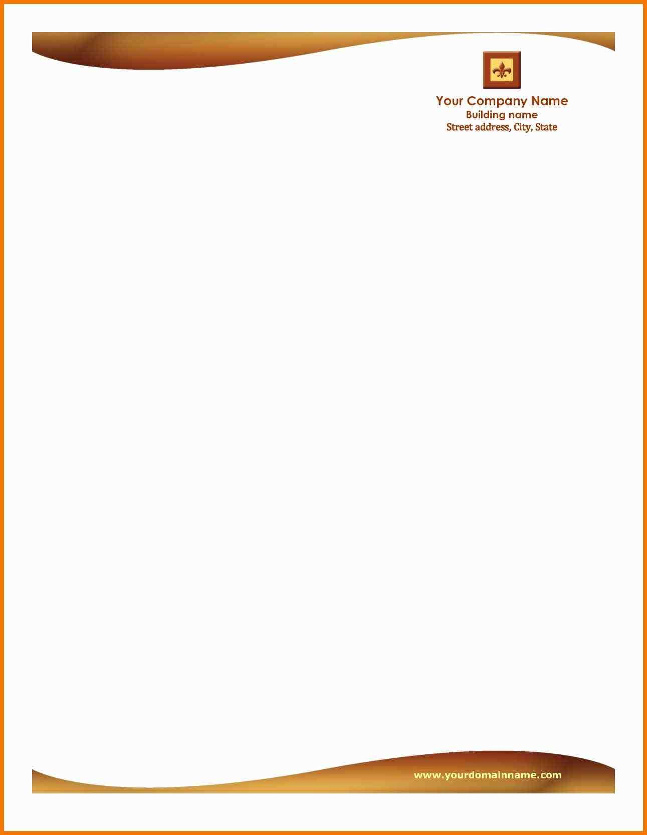 020 Free Word Letterhead Templates Business Download Best Of Regarding Free Letterhead Templates For Microsoft Word