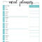 025 Template Ideas Free Menu Planner Meal Plan Awesome Within Meal Plan Template Word