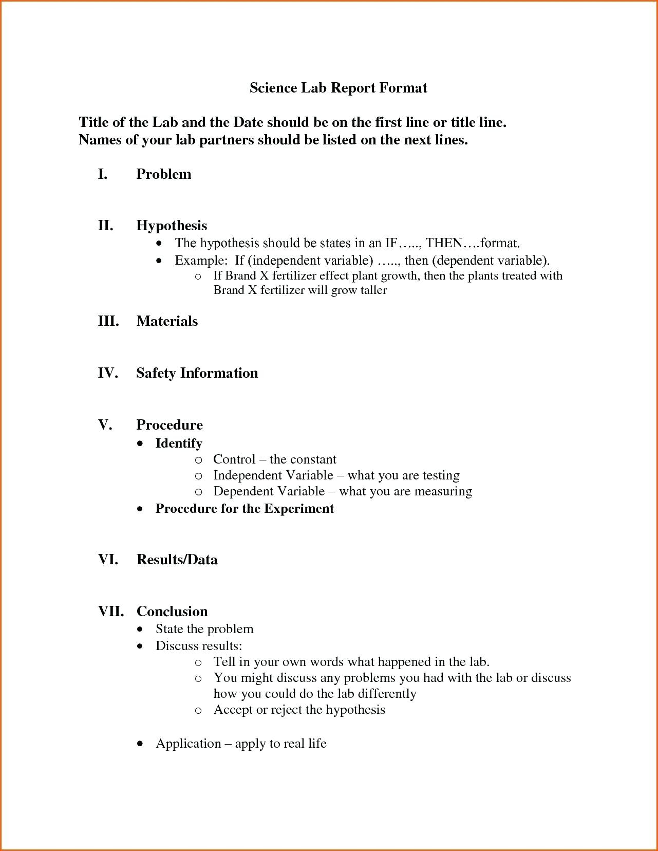 026 Template Lab Report Word Surprising Ideas Sample For Science Lab Report Template