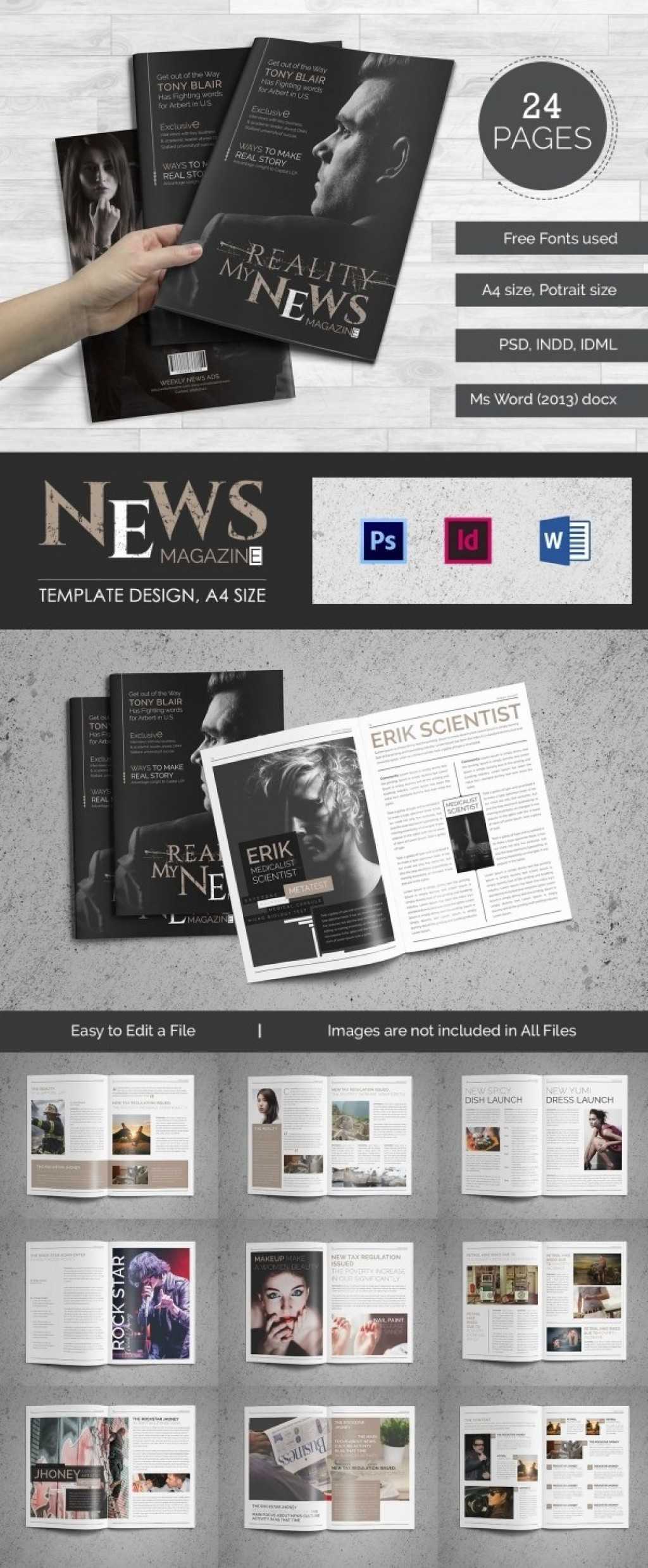 028 Magazine Template For Microsoft Word Wondrous Ideas Free With Regard To Magazine Template For Microsoft Word