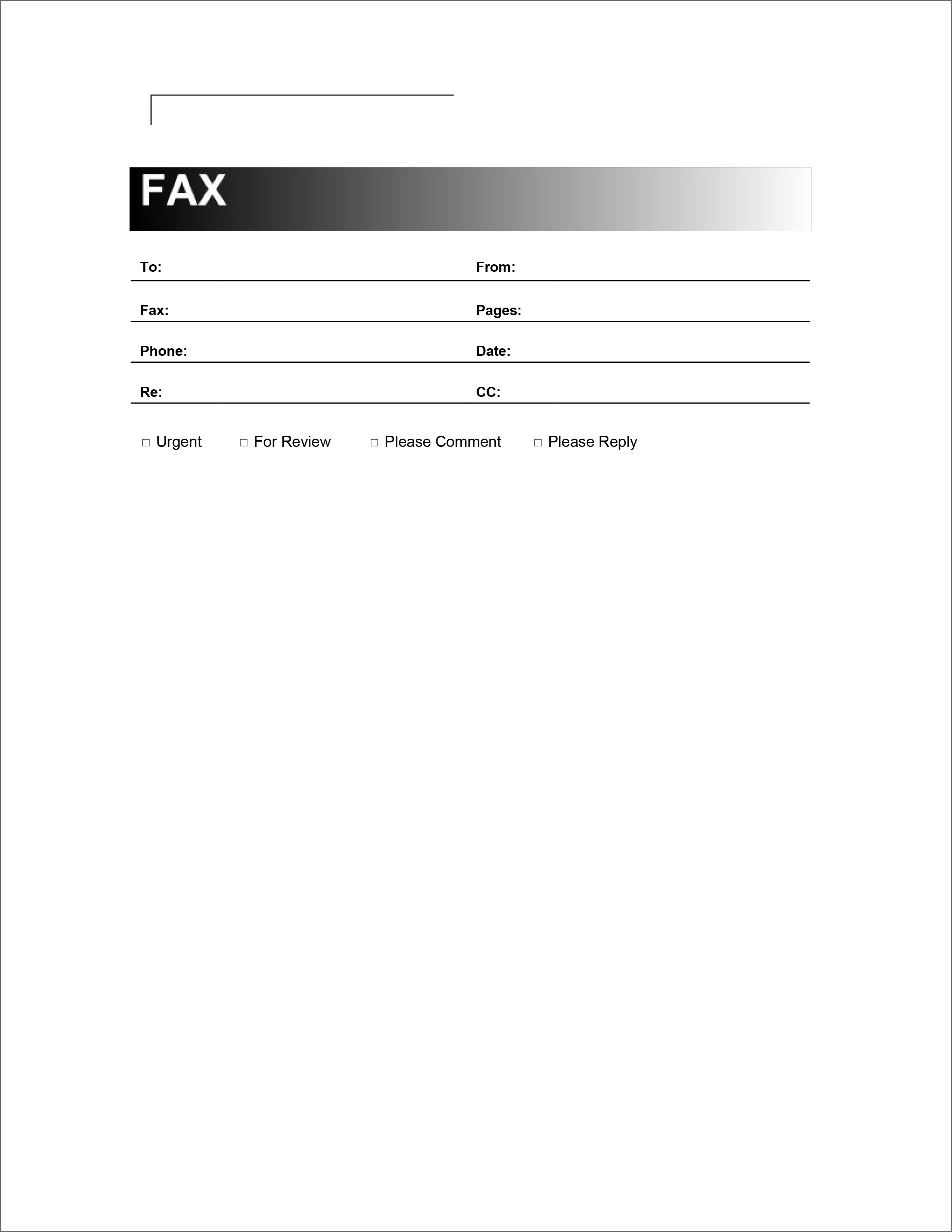 030 Fax Cover Sheet Template Ideas Simple Formidable Blank Inside Fax Template Word 2010