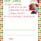 034 Santa Letter Letters From Template Archaicawful Ideas Regarding Santa Letter Template Word