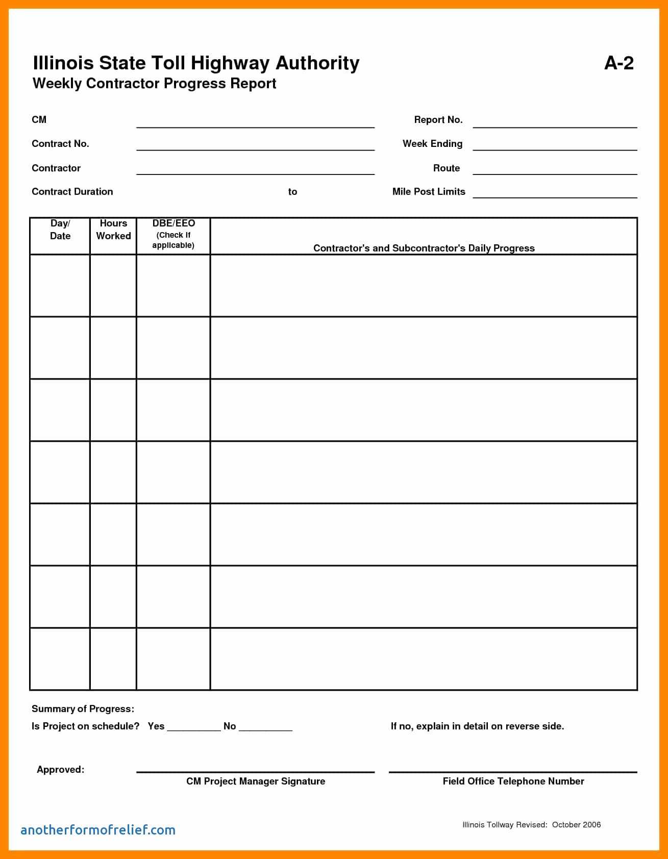 037 Status Report Template Excel Contract Management For Manager Weekly Report Template