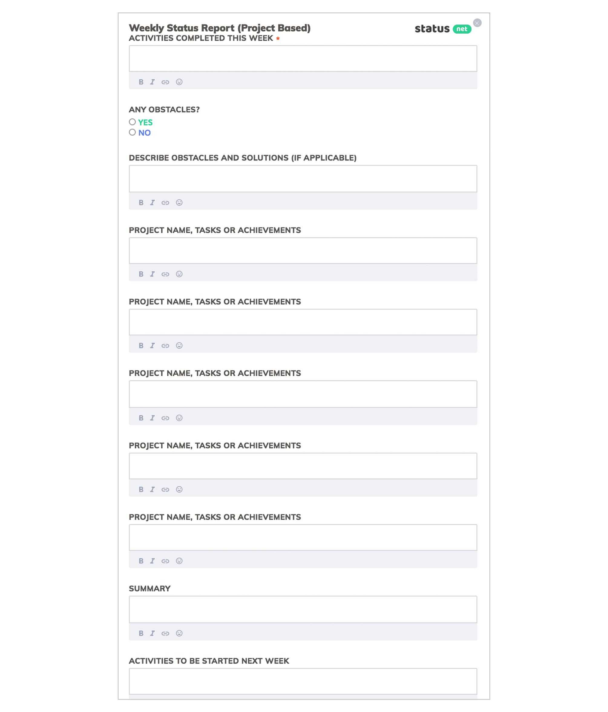 1 Must Have Agile Status Report Template | Free Download Within Project Closure Report Template Ppt