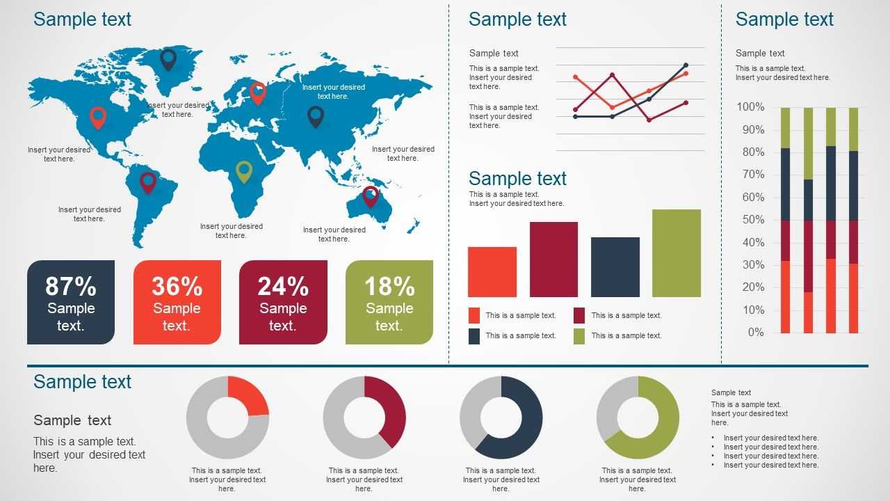 10 Best Dashboard Templates For Powerpoint Presentations Regarding Project Dashboard Template Powerpoint Free