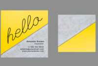 10 Clean &amp; Simple Business Card Templates Perfect For Any with regard to Freelance Business Card Template
