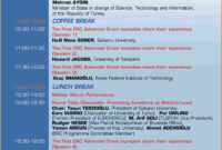 10+ Conference Agenda Template | Job Resumes Word with regard to Event Agenda Template Word