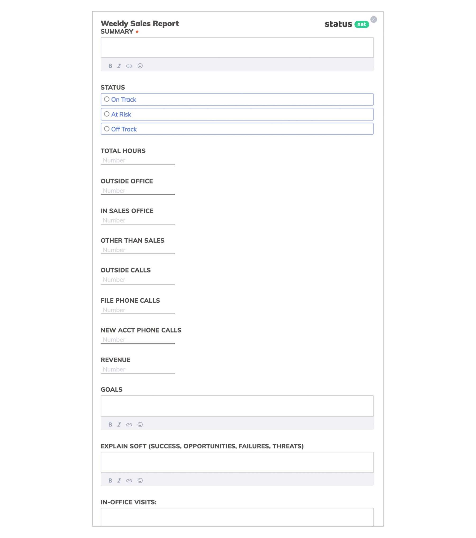 10 Outstanding Templates Of Weekly Reports | Free Download Regarding Marketing Weekly Report Template
