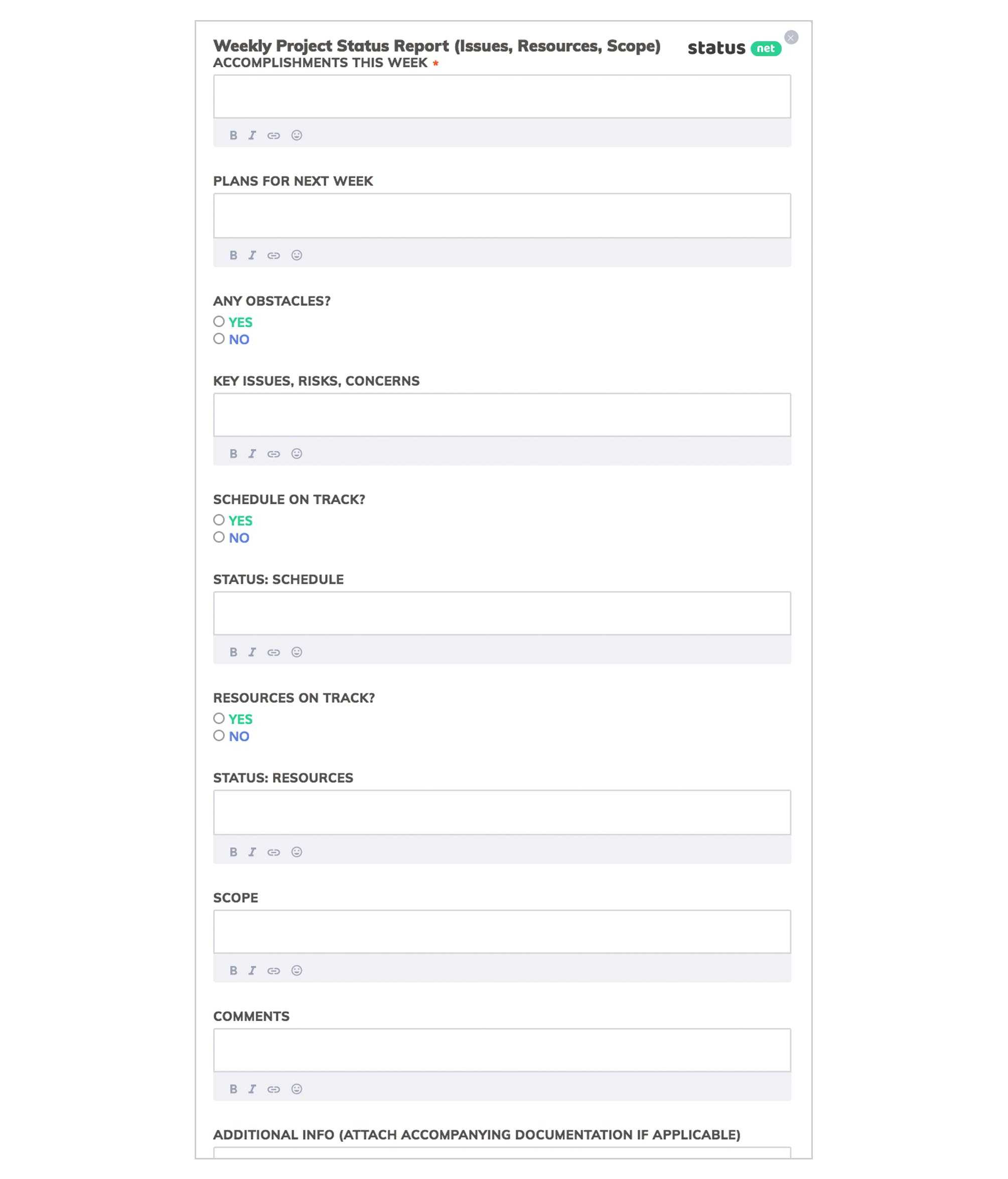 10 Outstanding Templates Of Weekly Reports | Free Download Regarding Software Problem Report Template