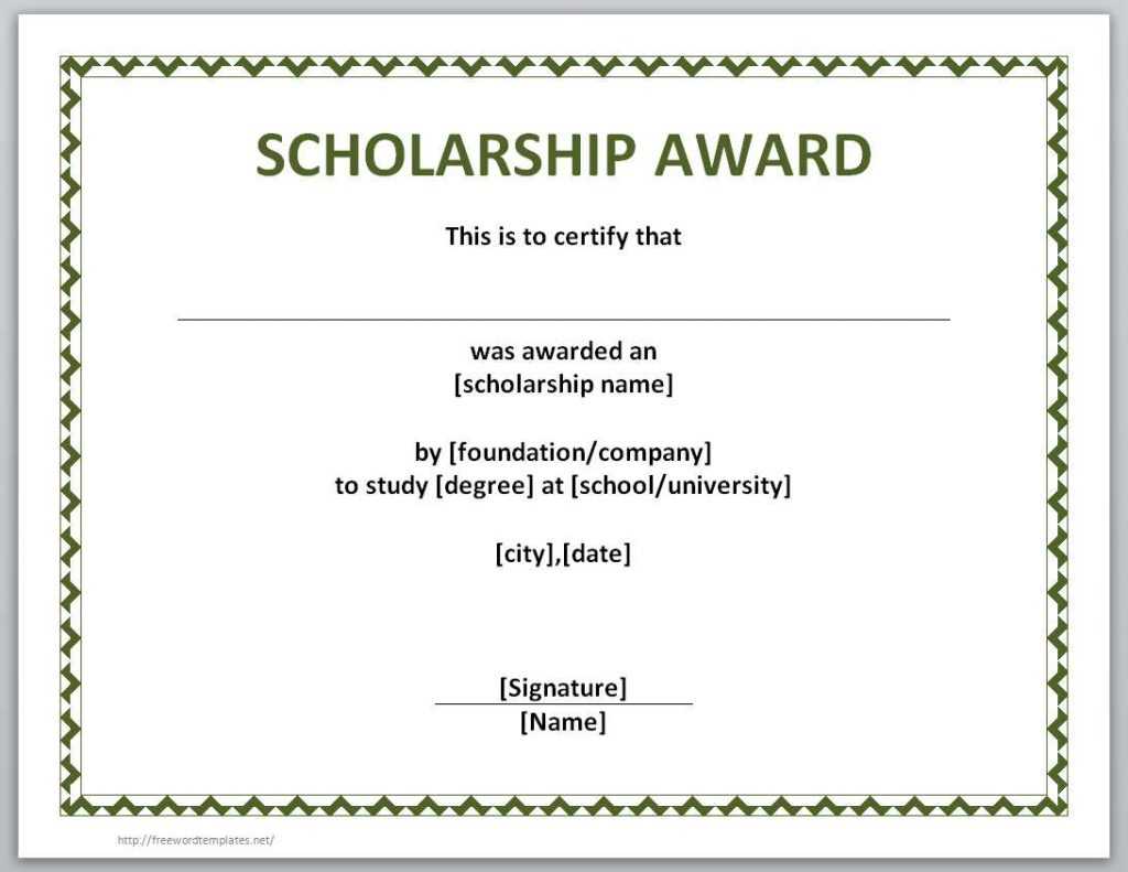 10+ Scholarship Award Certificate Examples – Pdf, Psd, Ai Pertaining To Scholarship Certificate Template