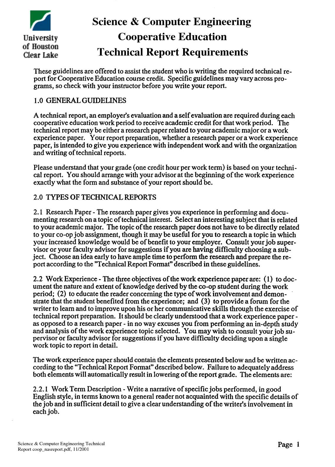 10+ Technical Report Writing Examples – Pdf | Examples Pertaining To How To Write A Work Report Template