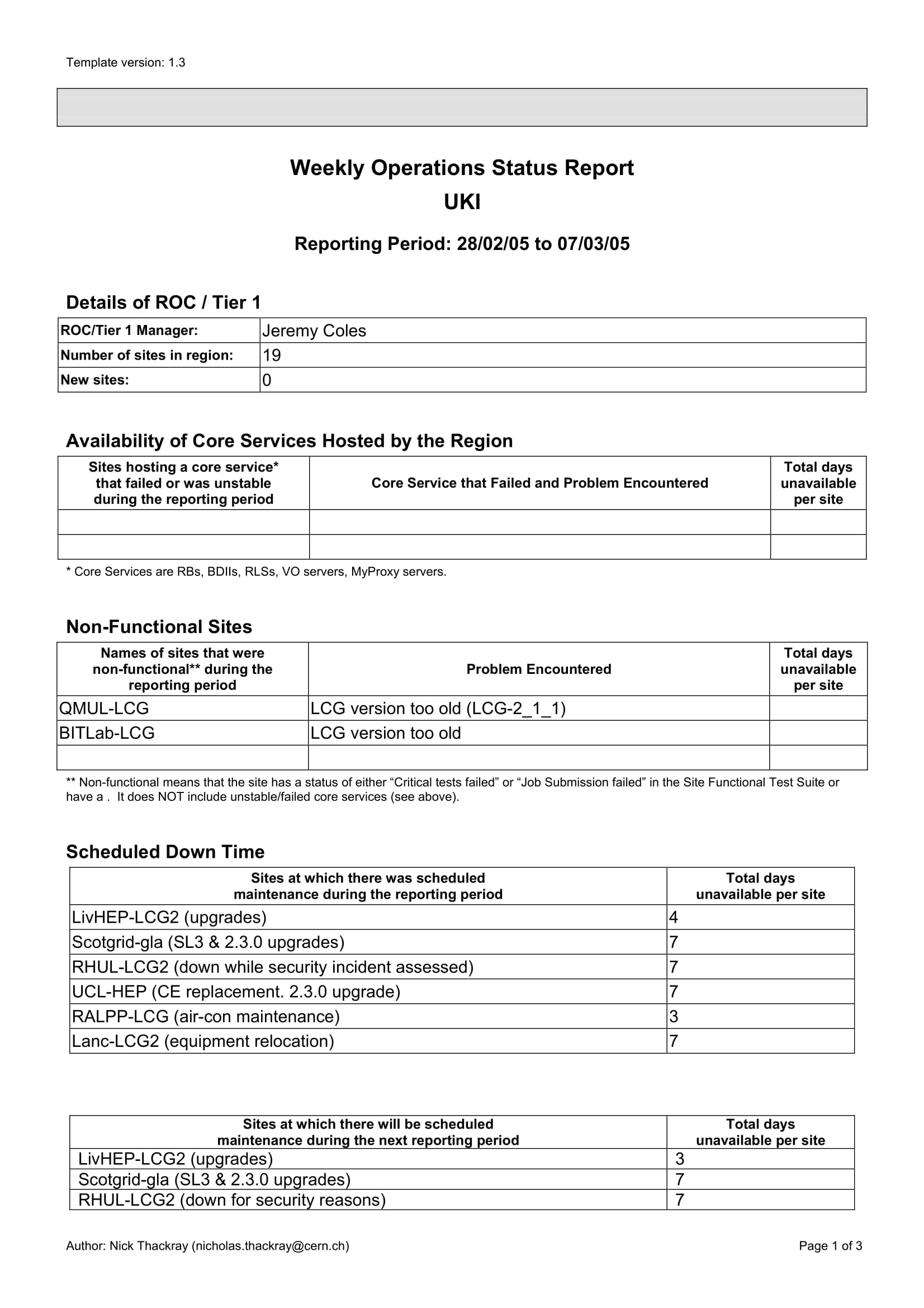 10+ Weekly Operations Report Examples – Pdf, Word, Pages Throughout Manager Weekly Report Template