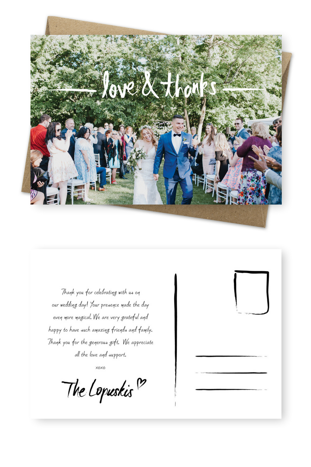 10 Wording Examples For Your Wedding Thank You Cards With Template For Wedding Thank You Cards