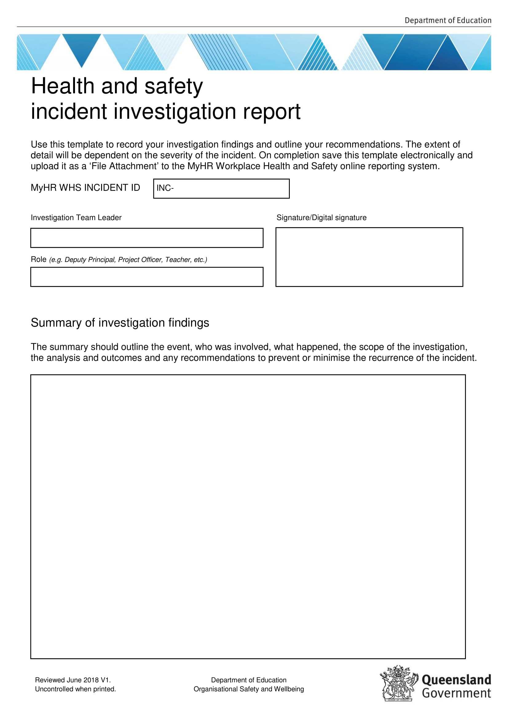 10+ Workplace Investigation Report Examples - Pdf | Examples For Hr Investigation Report Template