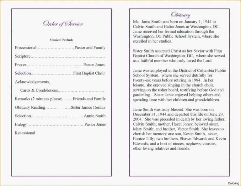 Free Event Program Templates Word