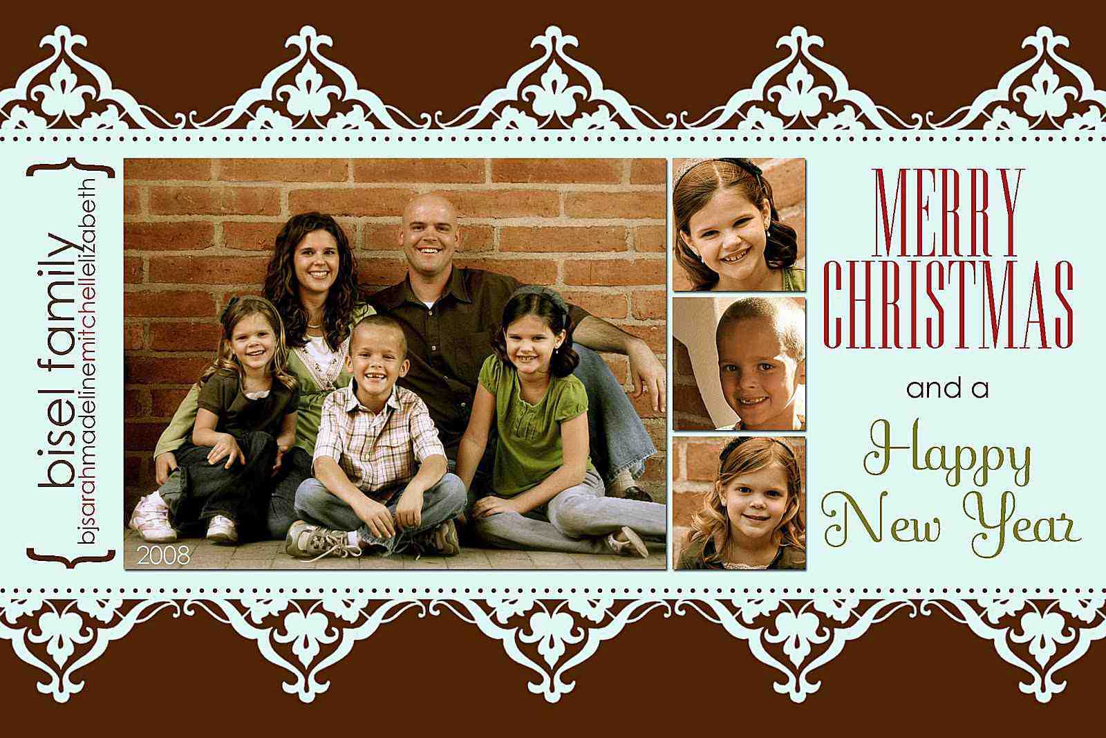 11 Free Templates For Christmas Photo Cards For Free Christmas Card Templates For Photographers