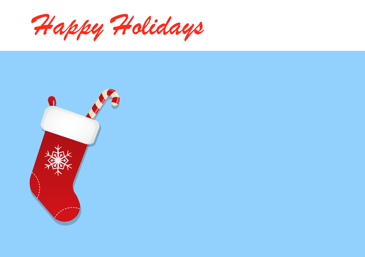 11 Happy Holiday Card Templates Images – Happy Holiday Throughout Happy Holidays Card Template