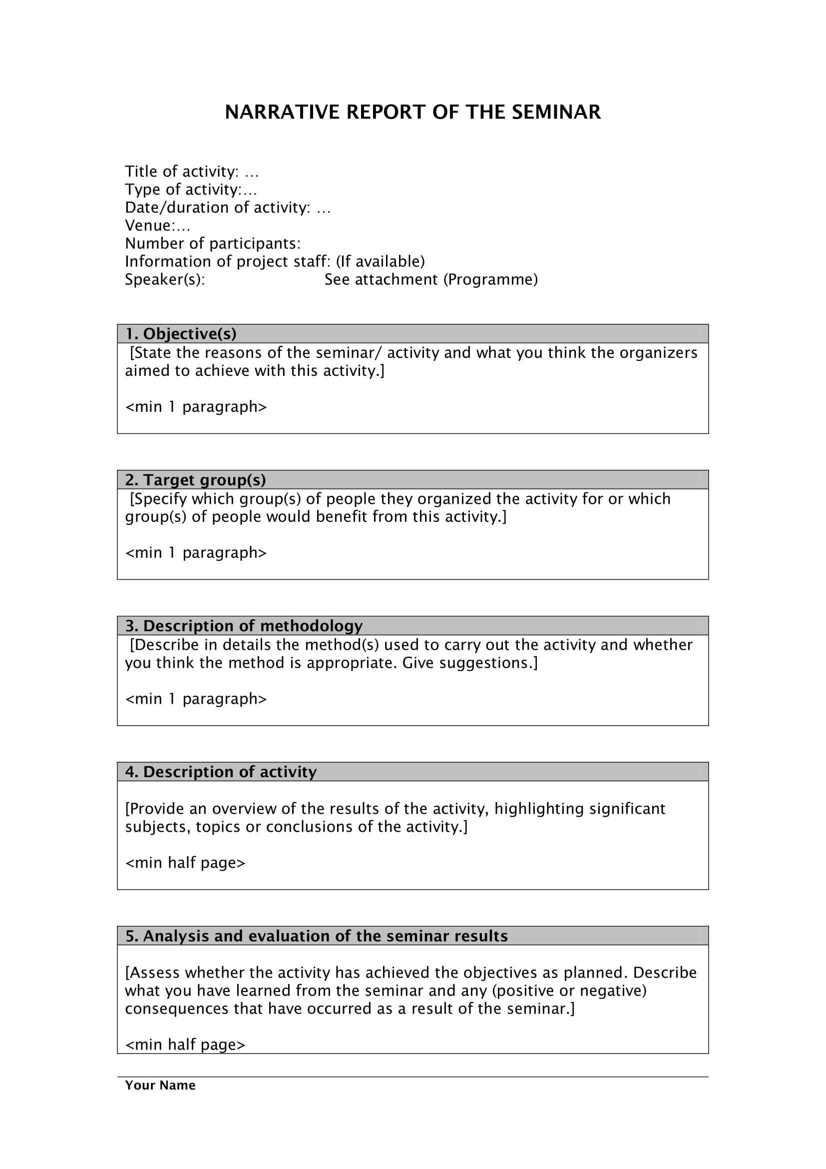 11+ Narrative Report Examples – Pdf | Examples Pertaining To Focus Group Discussion Report Template