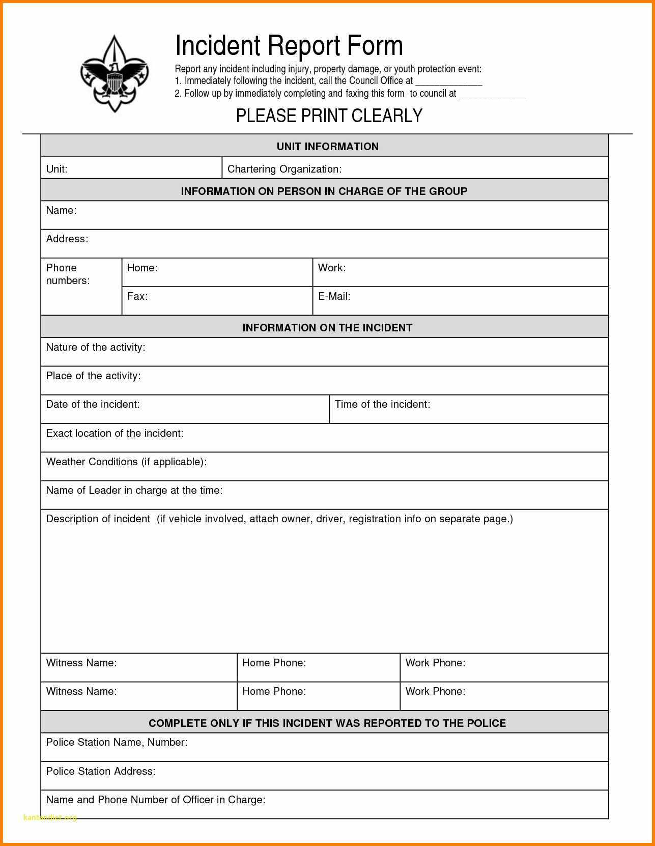 11+ Sample Incident Report Forms | Instinctual Intelligence Pertaining To It Incident Report Template