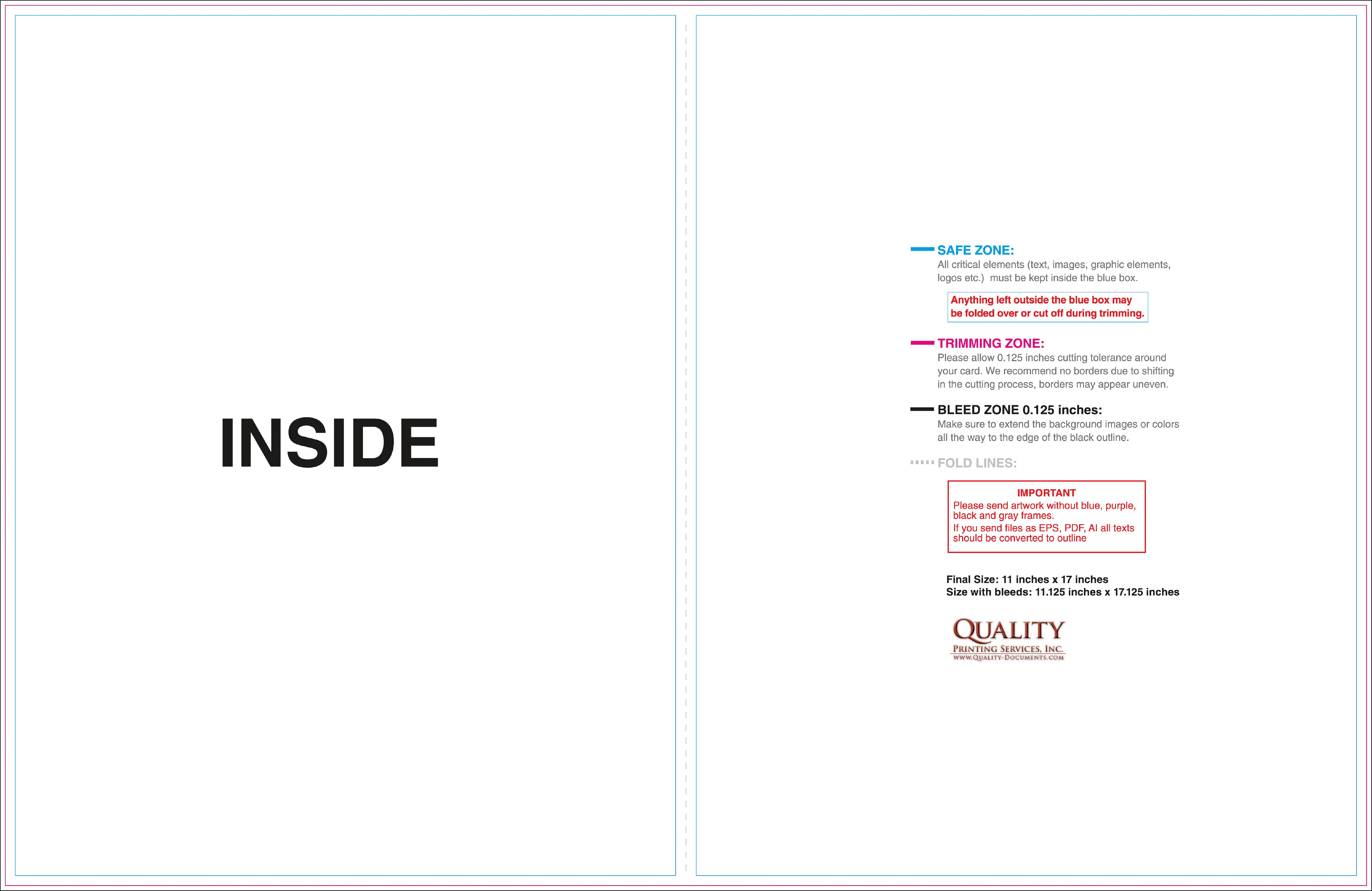 11×17 Half Fold Brochure Template Jparryhill – Carlynstudio In 11X17 Brochure Template