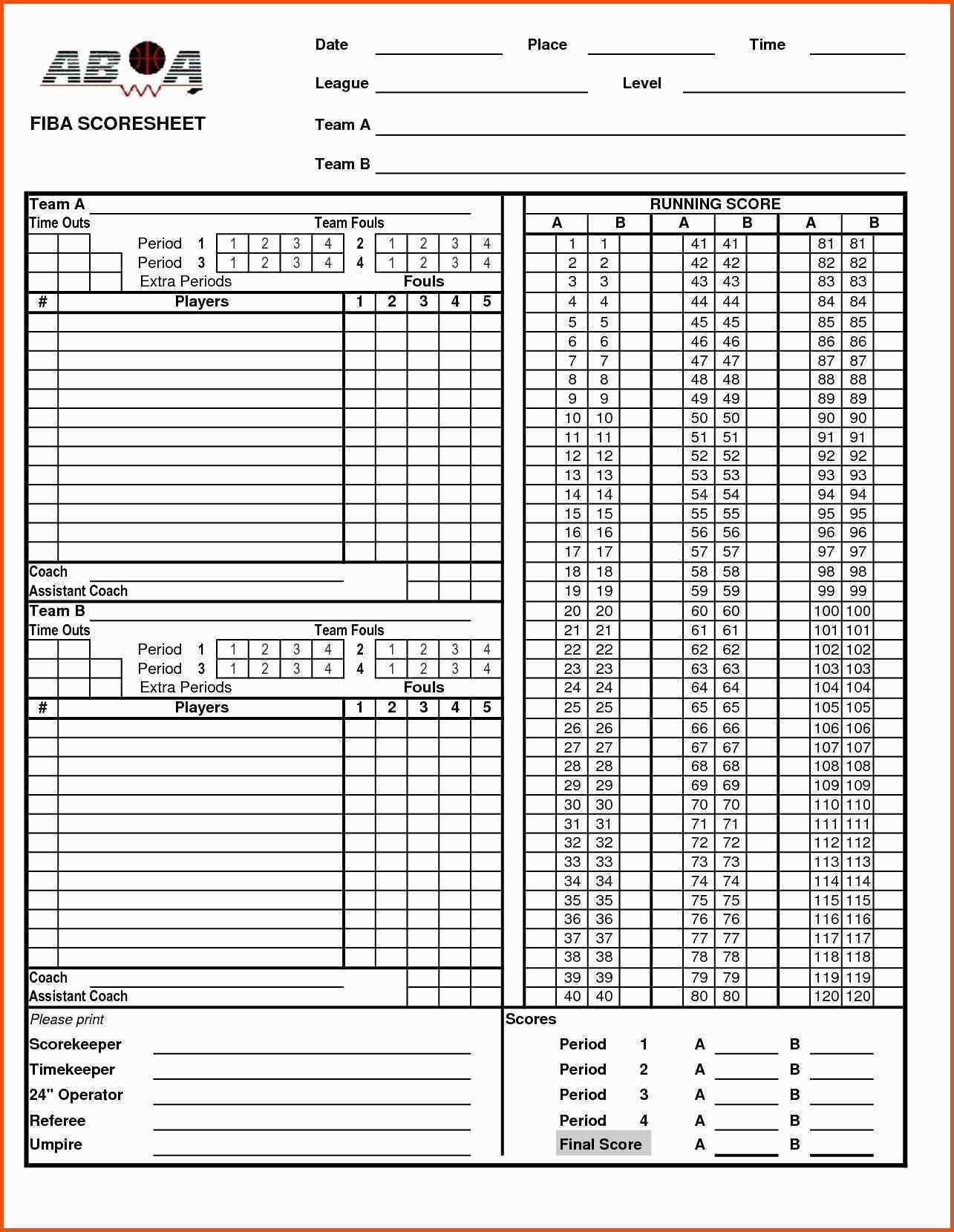 12 13 Basketball Scouting Sheet | Lasweetvida With Scouting Report Template Basketball