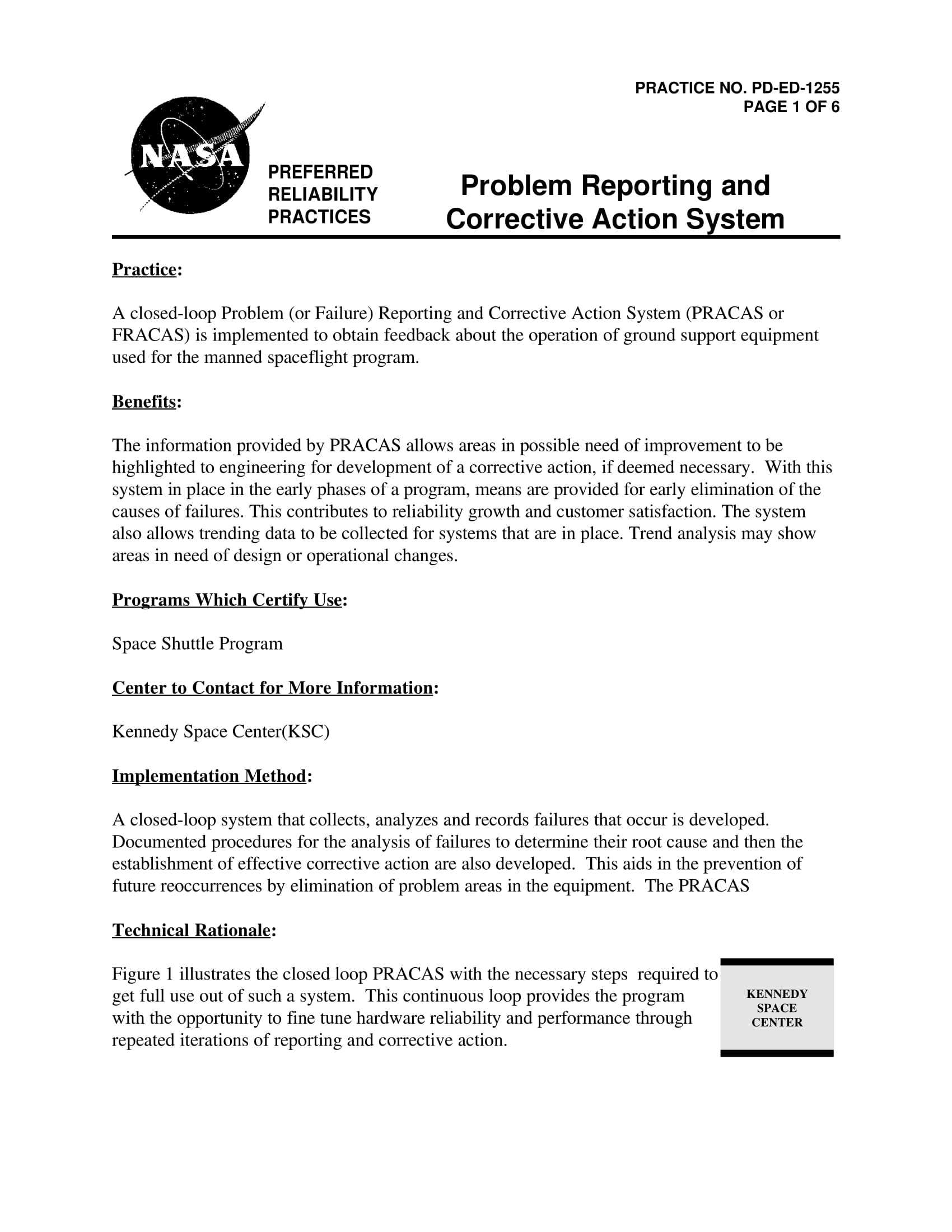 12+ Corrective Action Report Examples – Pdf | Examples Pertaining To Fracas Report Template