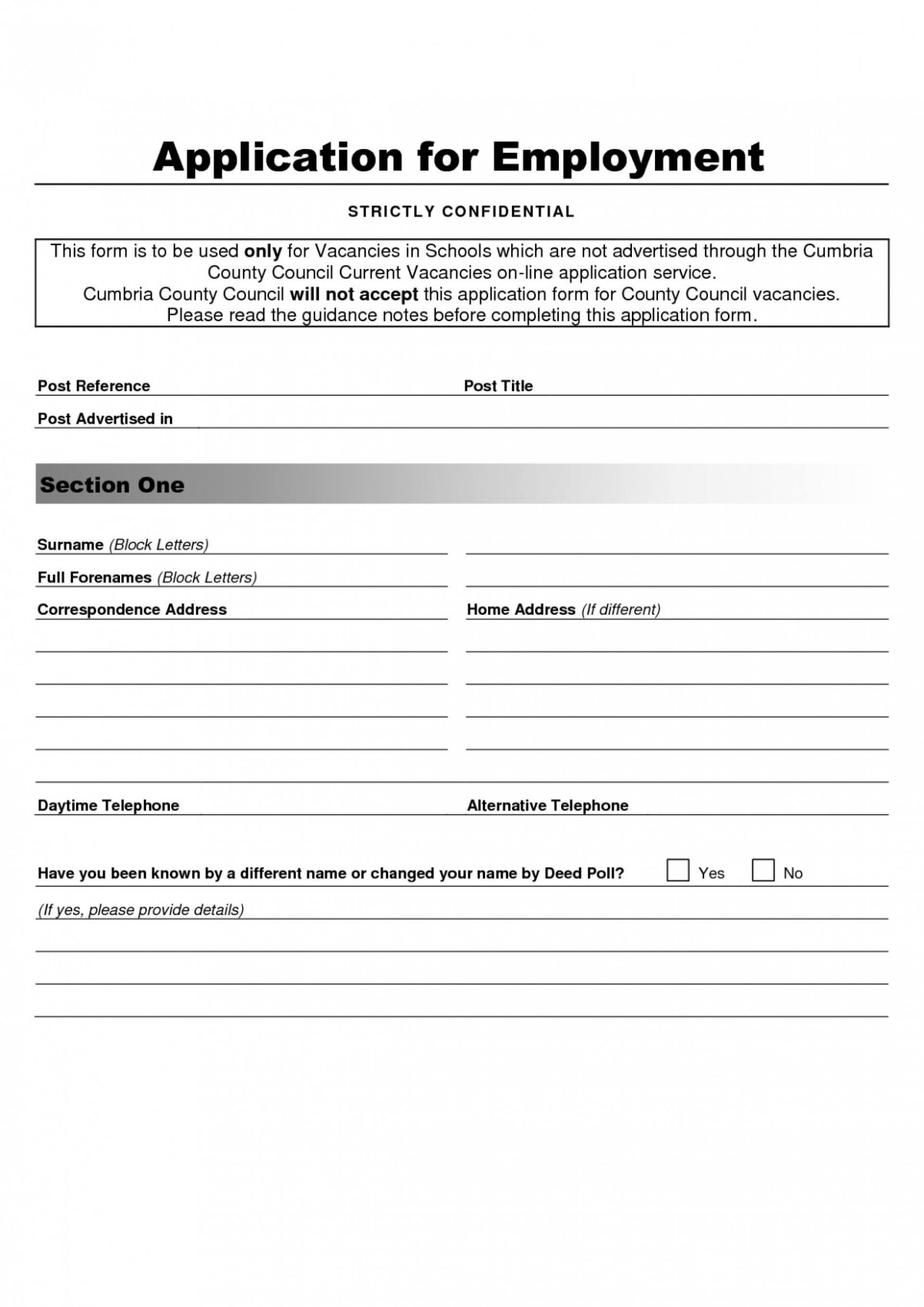 12+ Format Of Application Form | Leterformat Within Job Application Template Word Document