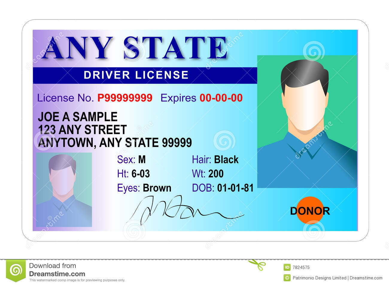 12 Free Drivers License Template Photoshop | Proposal Resume In Florida Id Card Template