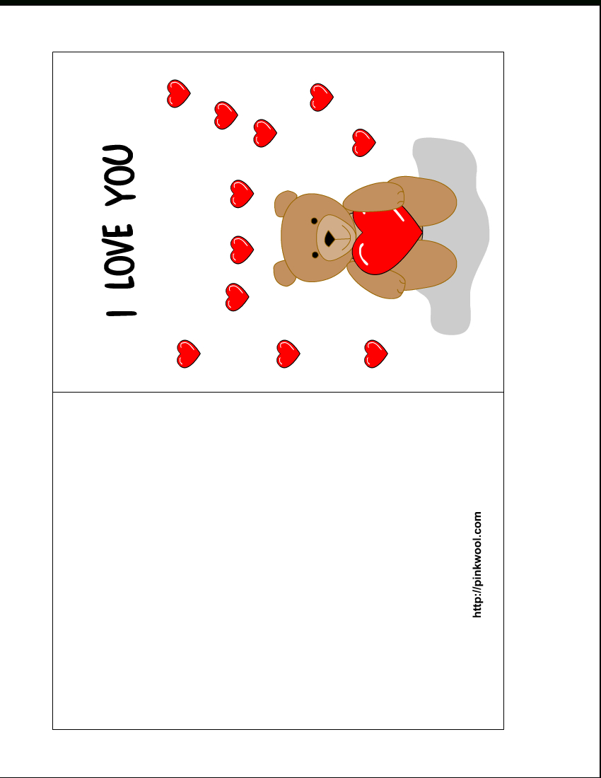 13 Free Card Templates For Printing Images – Valentine's Day Intended For Template For Cards To Print Free