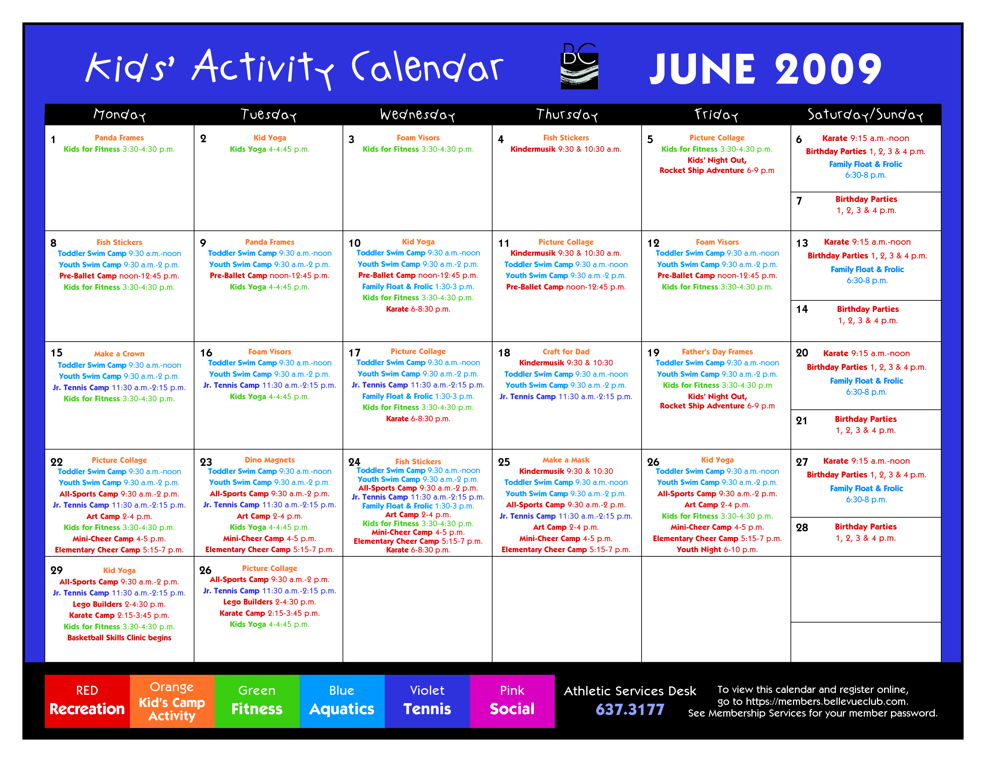 14 Blank Activity Calendar Template Images – Printable Blank For Blank Activity Calendar Template