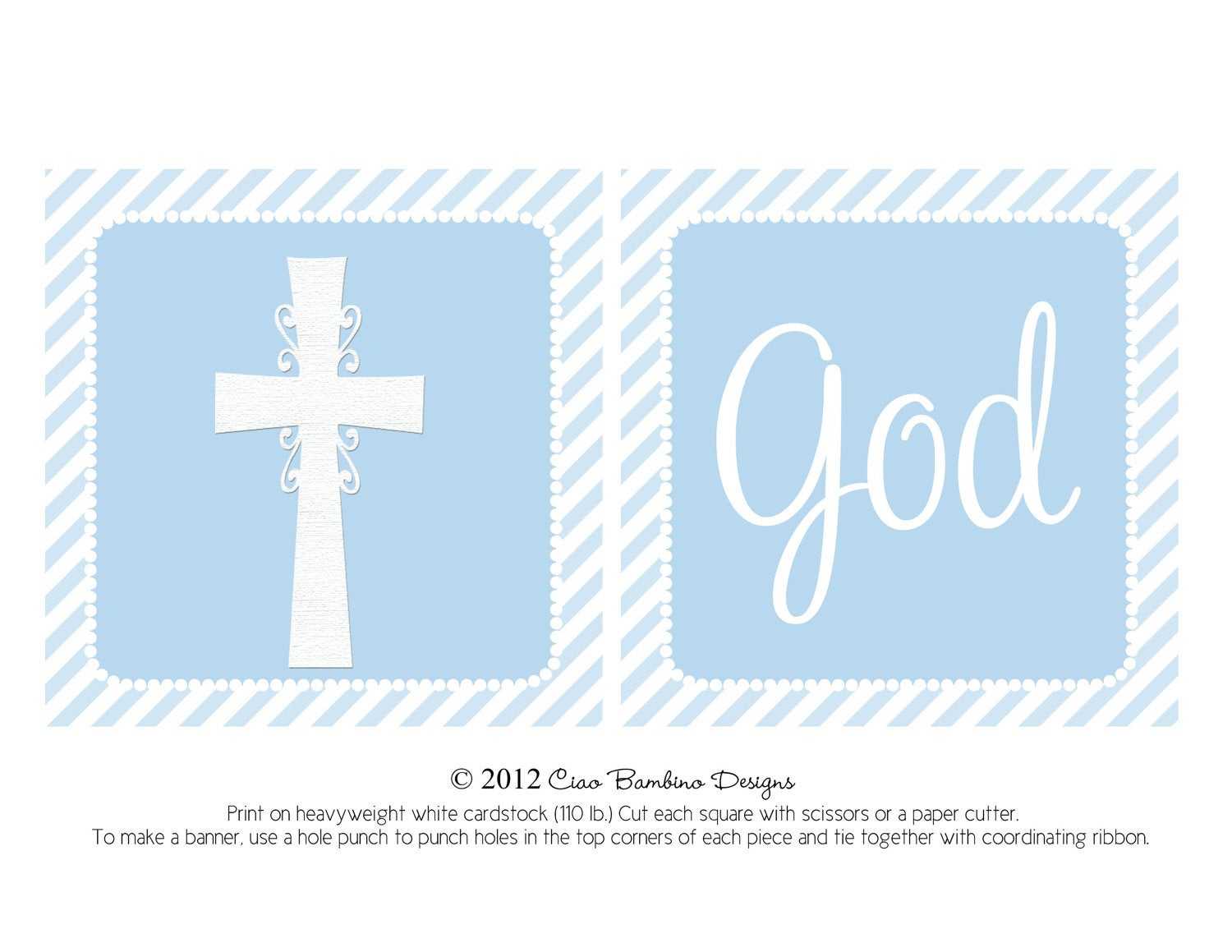 14 Christening Banner Template Free Download, Banner Within Christening Banner Template Free