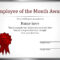 14+ Employee Of The Month Certificate Template | This Is Within Employee Of The Month Certificate Template With Picture