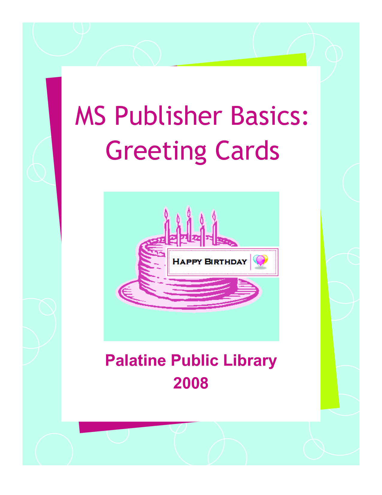 14 Happy Birthday Card Template Publisher Images - Happy Intended For Birthday Card Publisher Template